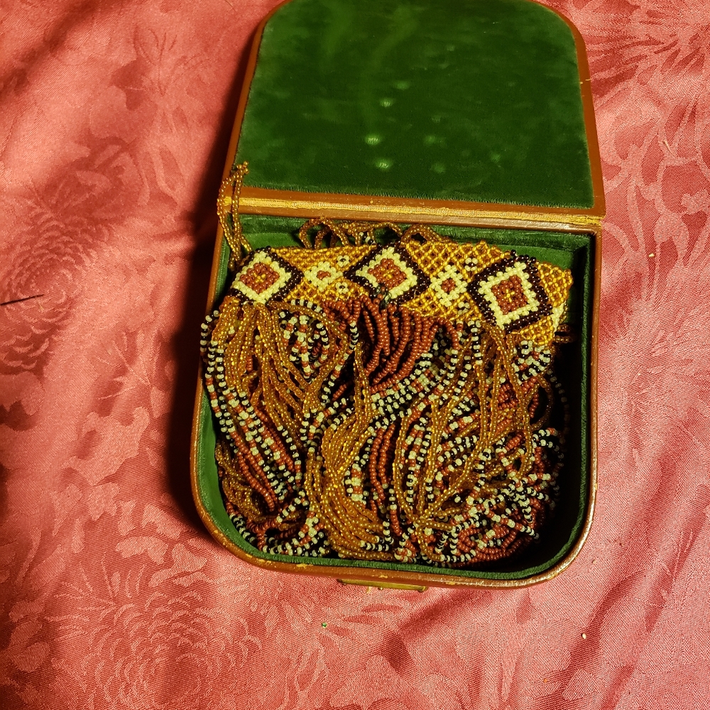 Vintage Beaded Necklace From The 70's - image 4